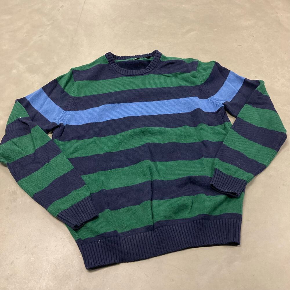 vintage y2k striped Izod sweater